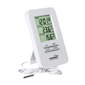 home HC12 Vezetékes külső-belső hőmérő órával