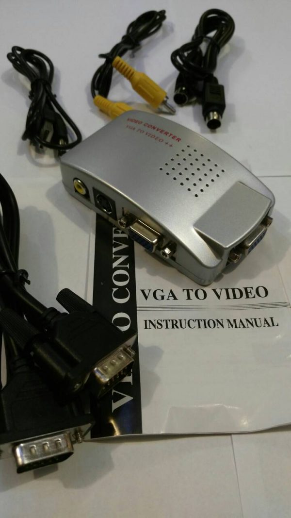 MP5, VGA-ról RCA-ra, S-VHS-re átalakító konverter